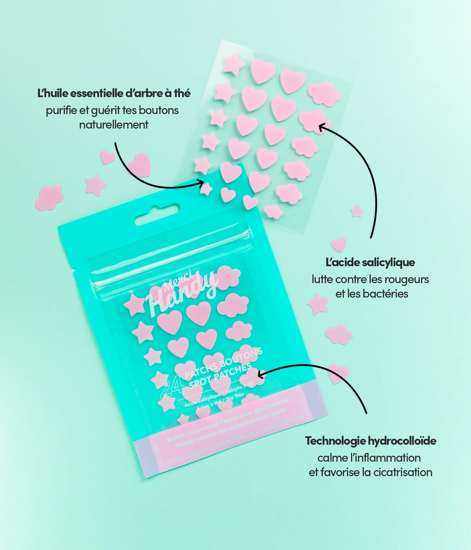 24 Patchs Boutons - Image 8